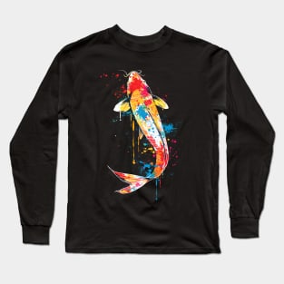 Colorful Koi Fish Long Sleeve T-Shirt